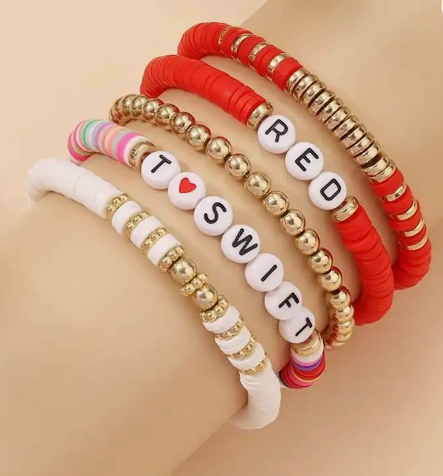 Red “Swiftie” Bracelet