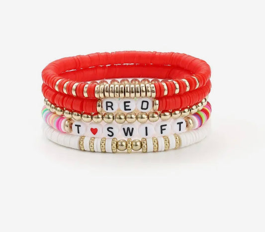 Red “Swiftie” Bracelet