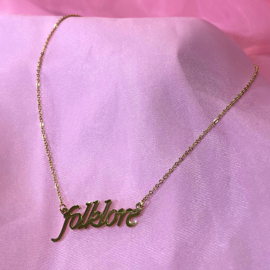 Folklore "Swiftie" Necklace