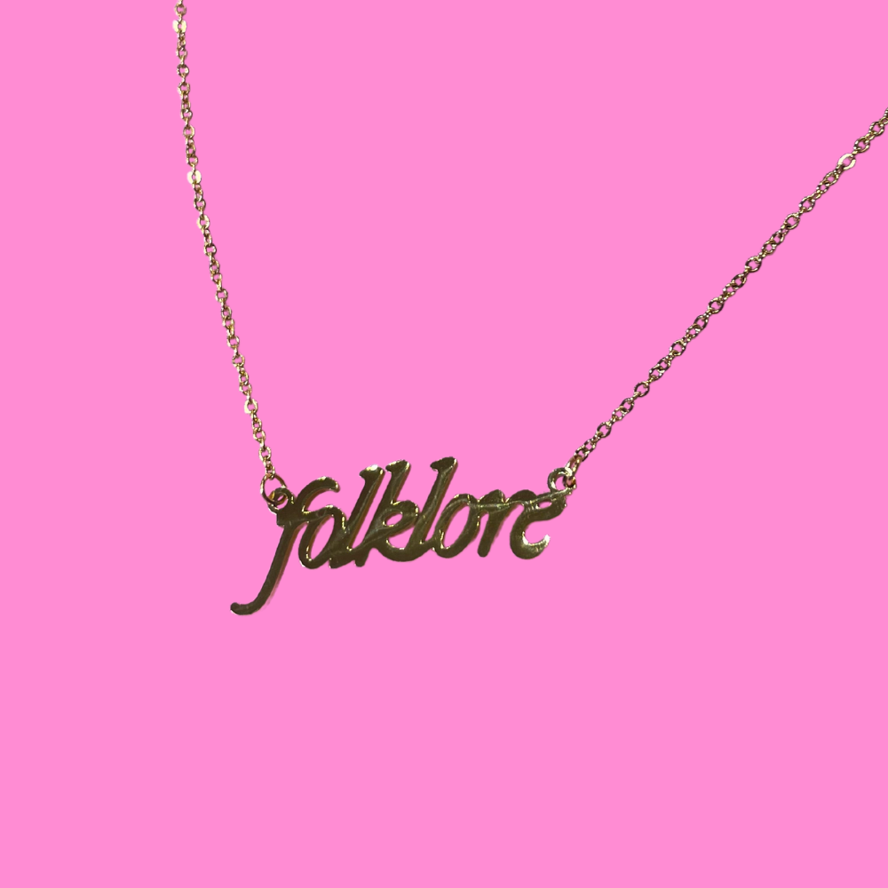 Folklore "Swiftie" Necklace